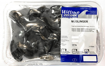 Miesmuscheln vakuumverpackt 2 kg